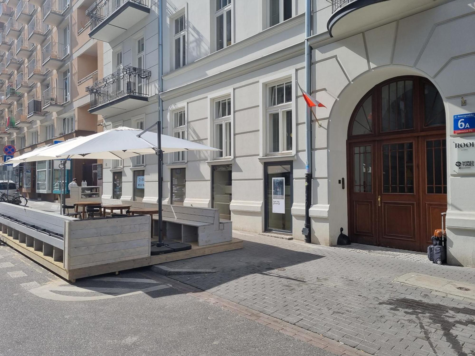 Ferienwohnung Nowogrodzka 6A 23 Warschau Exterior foto